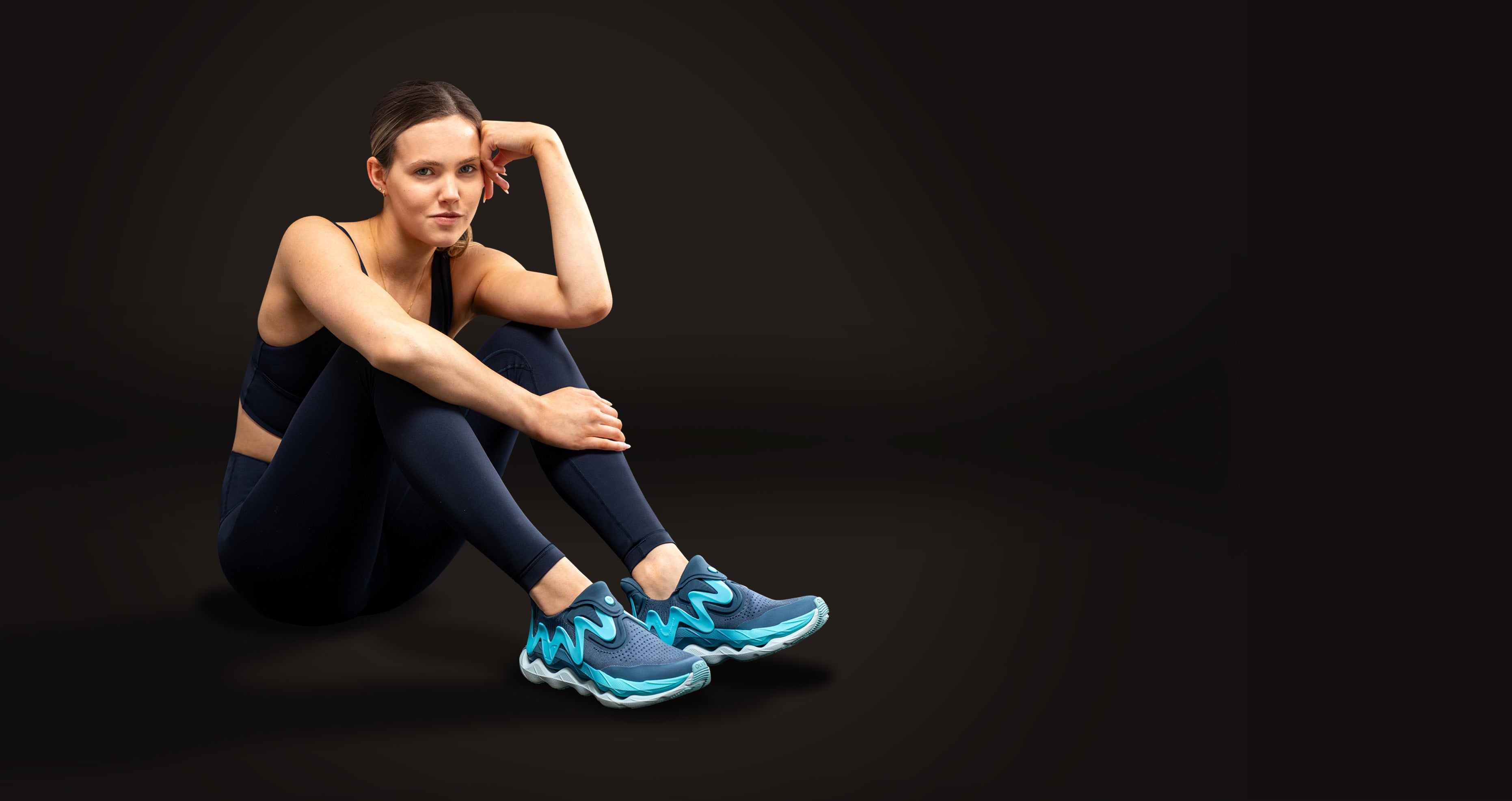 QLVR Running Slipper AQUA MINT